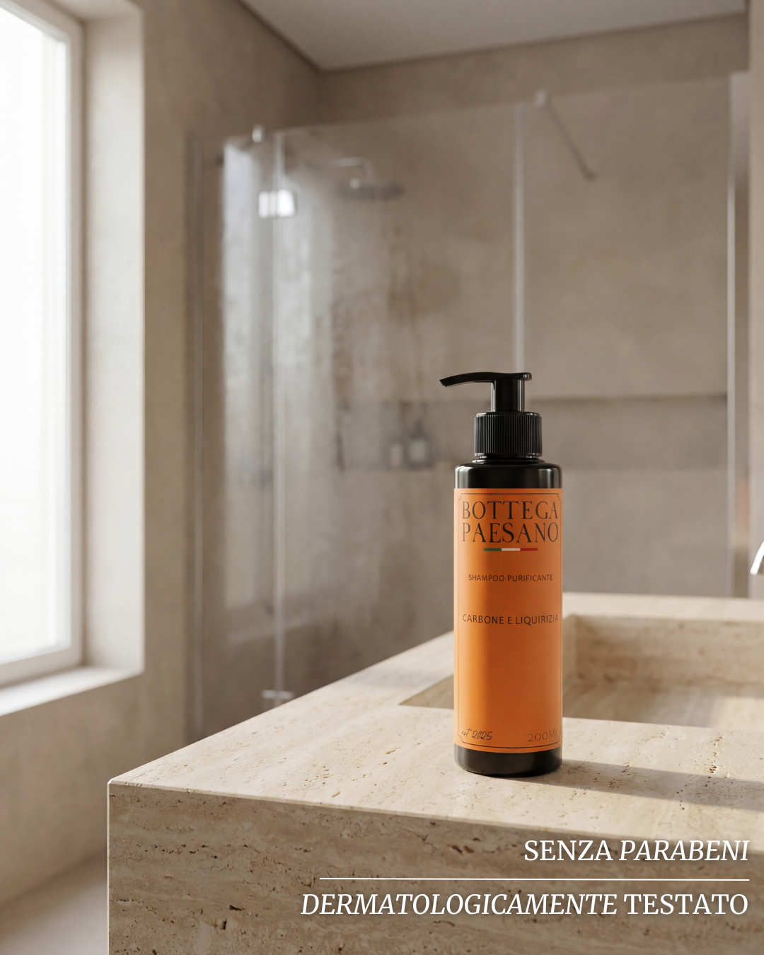 PURIFYING SHAMPOO WITH CHARCOAL AND LICORICE