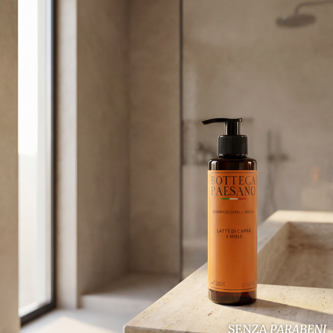 Shampoo Capelli Secchi al Latte di Capra e Miele - texture