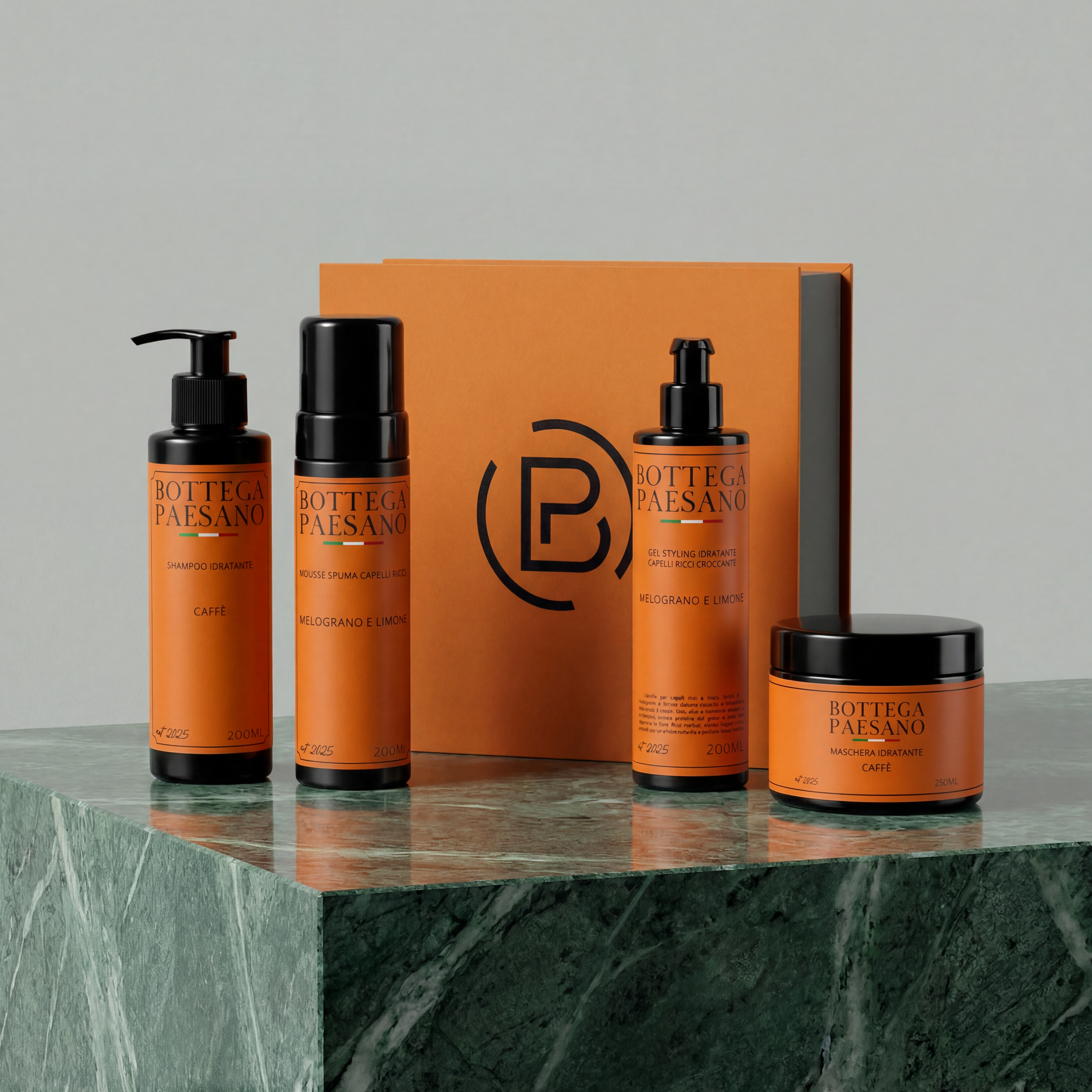 BOX CAPELLI RICCI PERFETTI — 4 IN 1