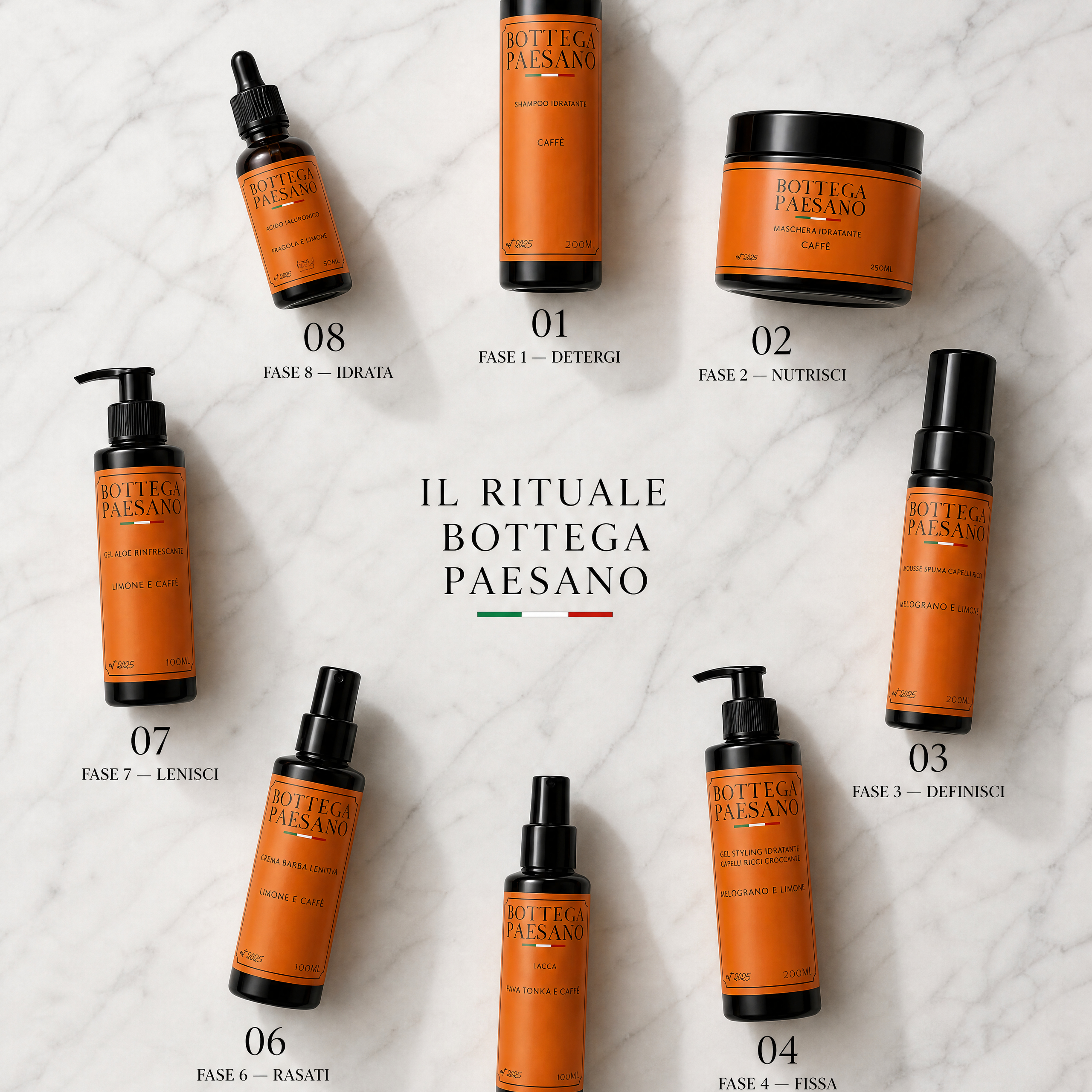 Box Routine Completa Ricci 8 in 1 - prodotti