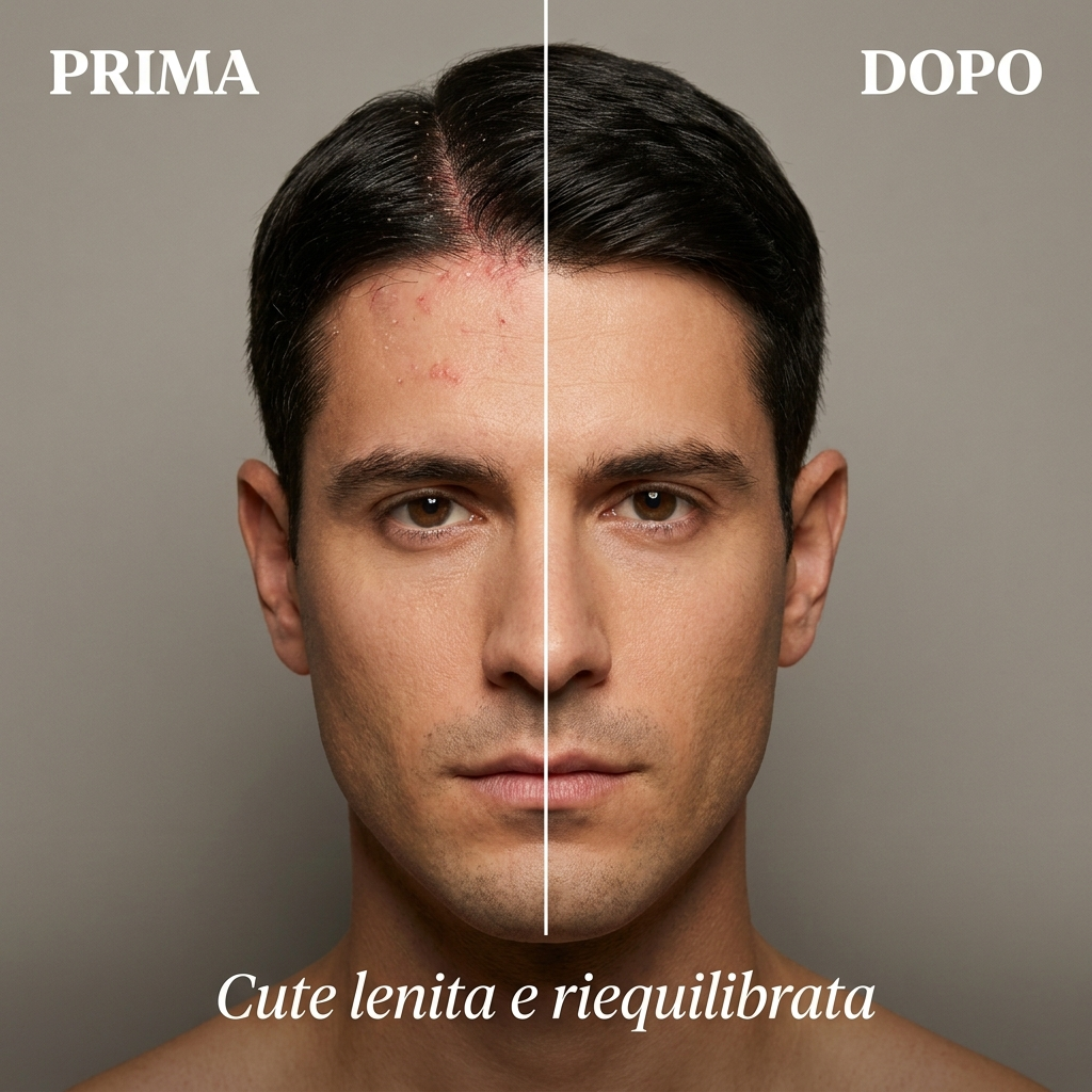 Maschera Calmante Delizia al Limone - Prima e Dopo