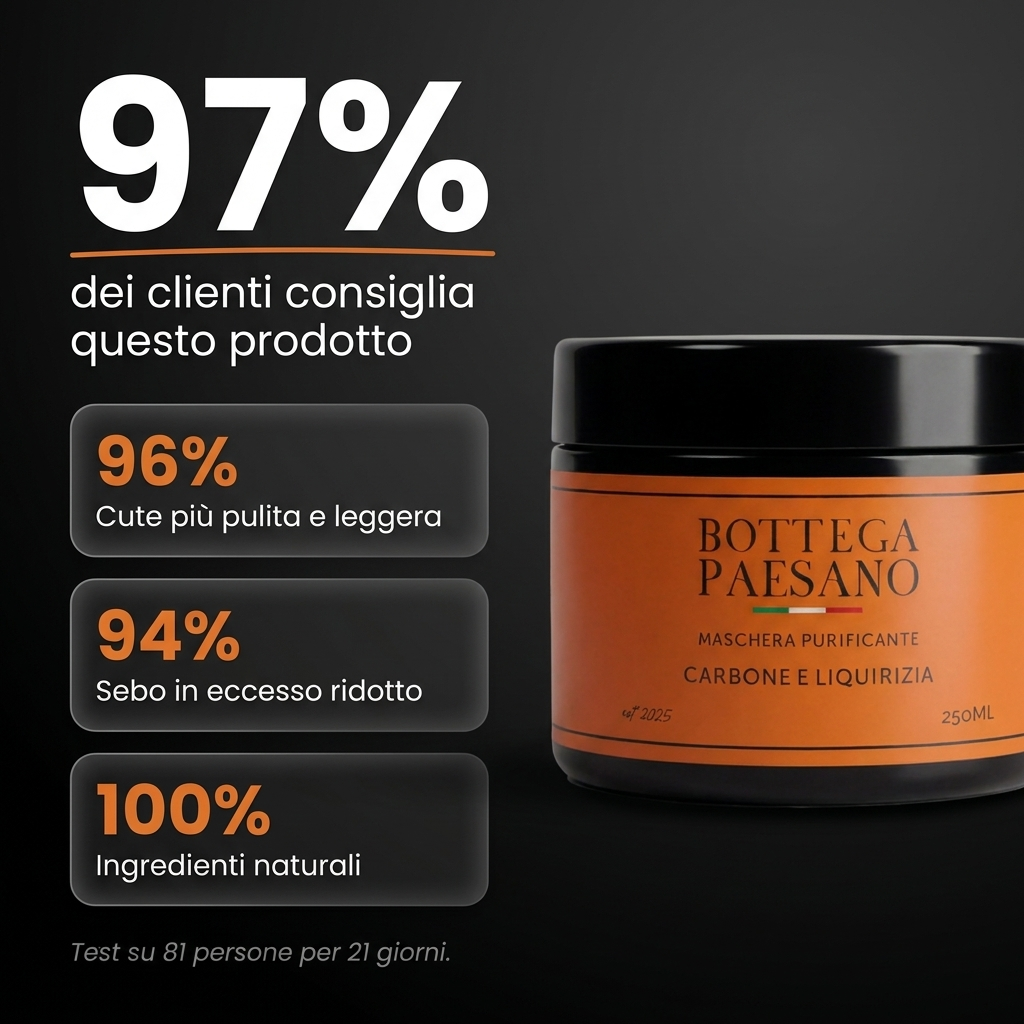 Maschera Purificante Carbone e Liquirizia - Recensioni clienti