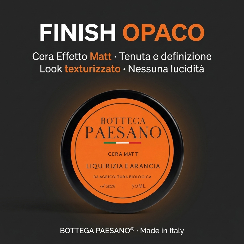 Cera Effetto Matt Liquirizia - Finish opaco