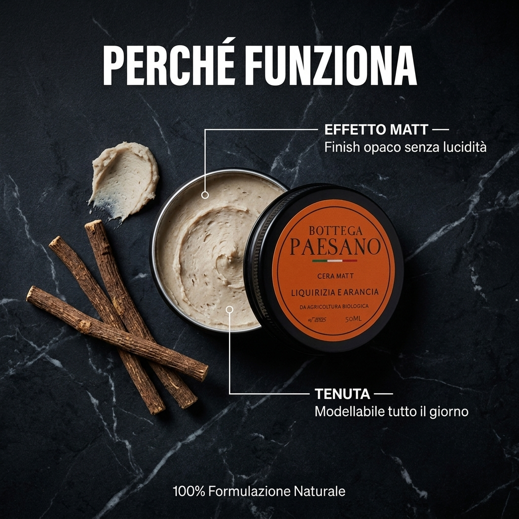 Cera Effetto Matt Liquirizia - Perché funziona