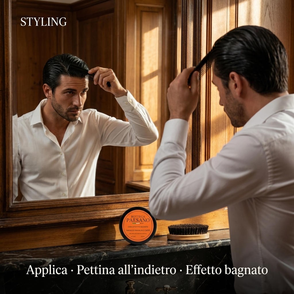 Cera Effetto Bagnato Tabacco e Vaniglia - Styling