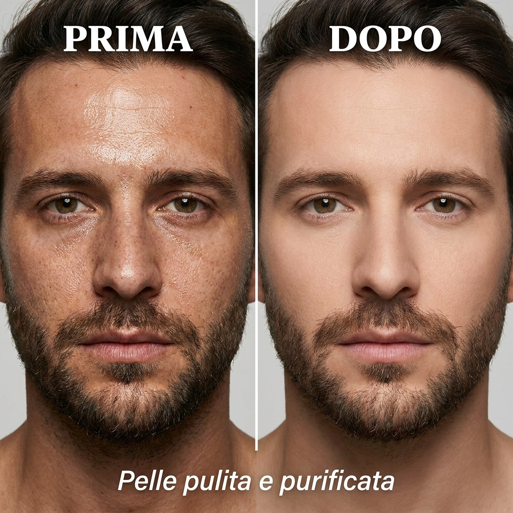 Detergente Mousse Viso/Barba - Prima e Dopo
