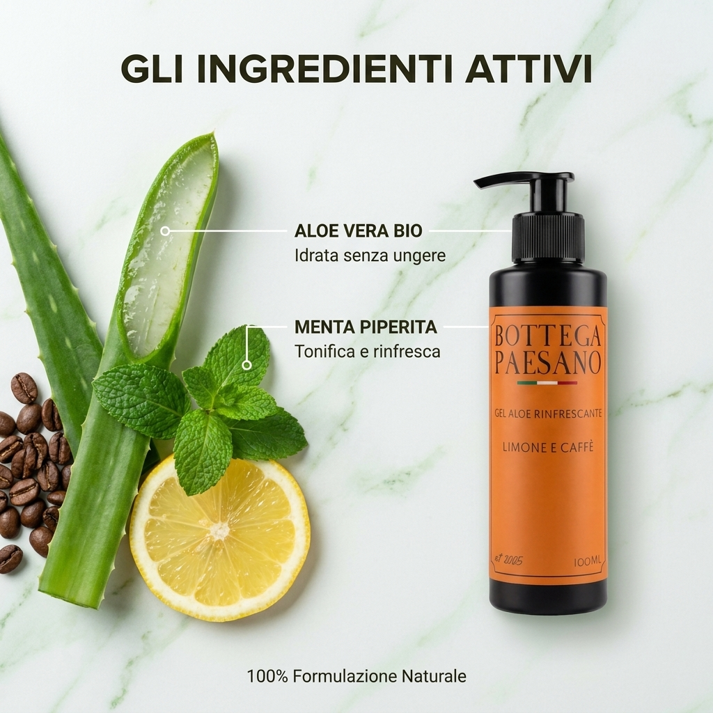 Gel Viso Aloe Rinfrescante - Ingredienti attivi