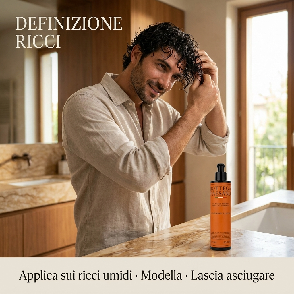 Gel Effetto Bagnato Capelli Ricci - Definizione ricci