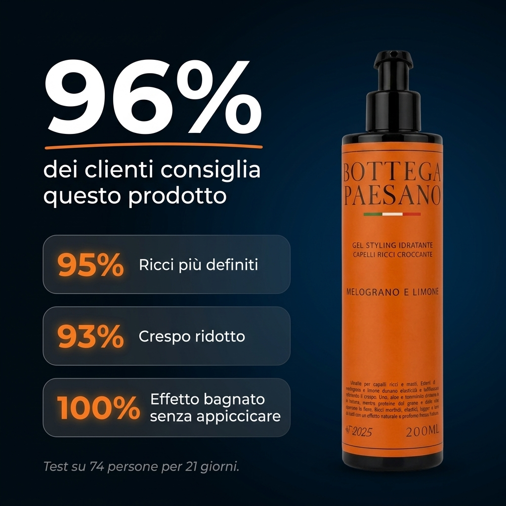 Gel Effetto Bagnato Capelli Ricci - Recensioni clienti