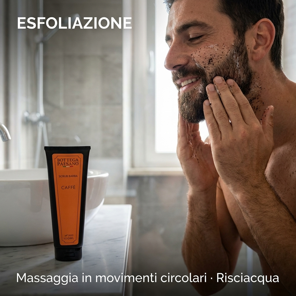 Scrub Barba Purificante al Caffè - Esfoliazione