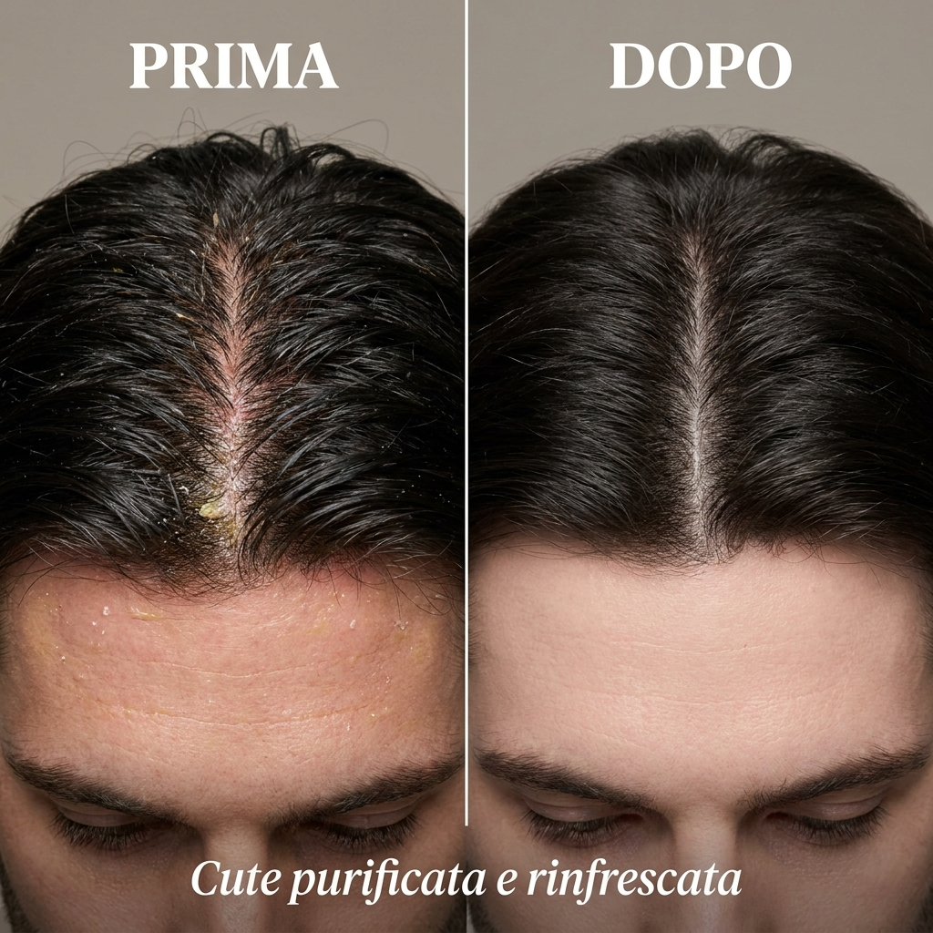 Sculp Scrub Rinfrescante - Prima e Dopo