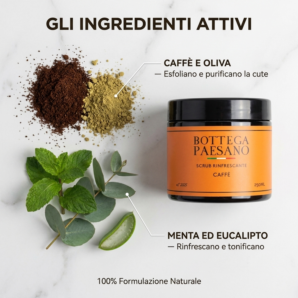 Sculp Scrub Rinfrescante - Ingredienti attivi