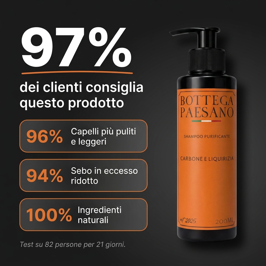 Shampoo Purificante Carbone e Liquirizia - Recensioni clienti