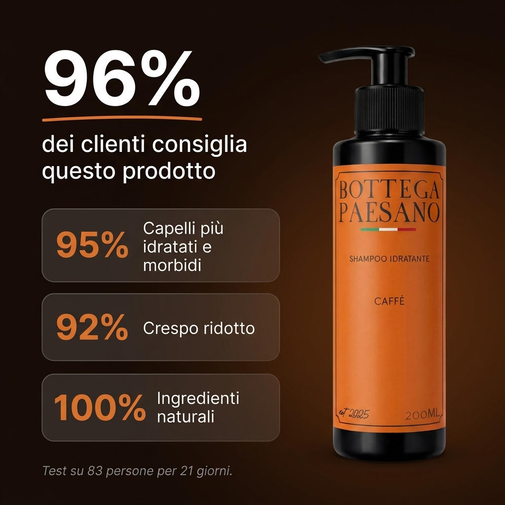 Shampoo Idratante al Caffè - Recensioni clienti