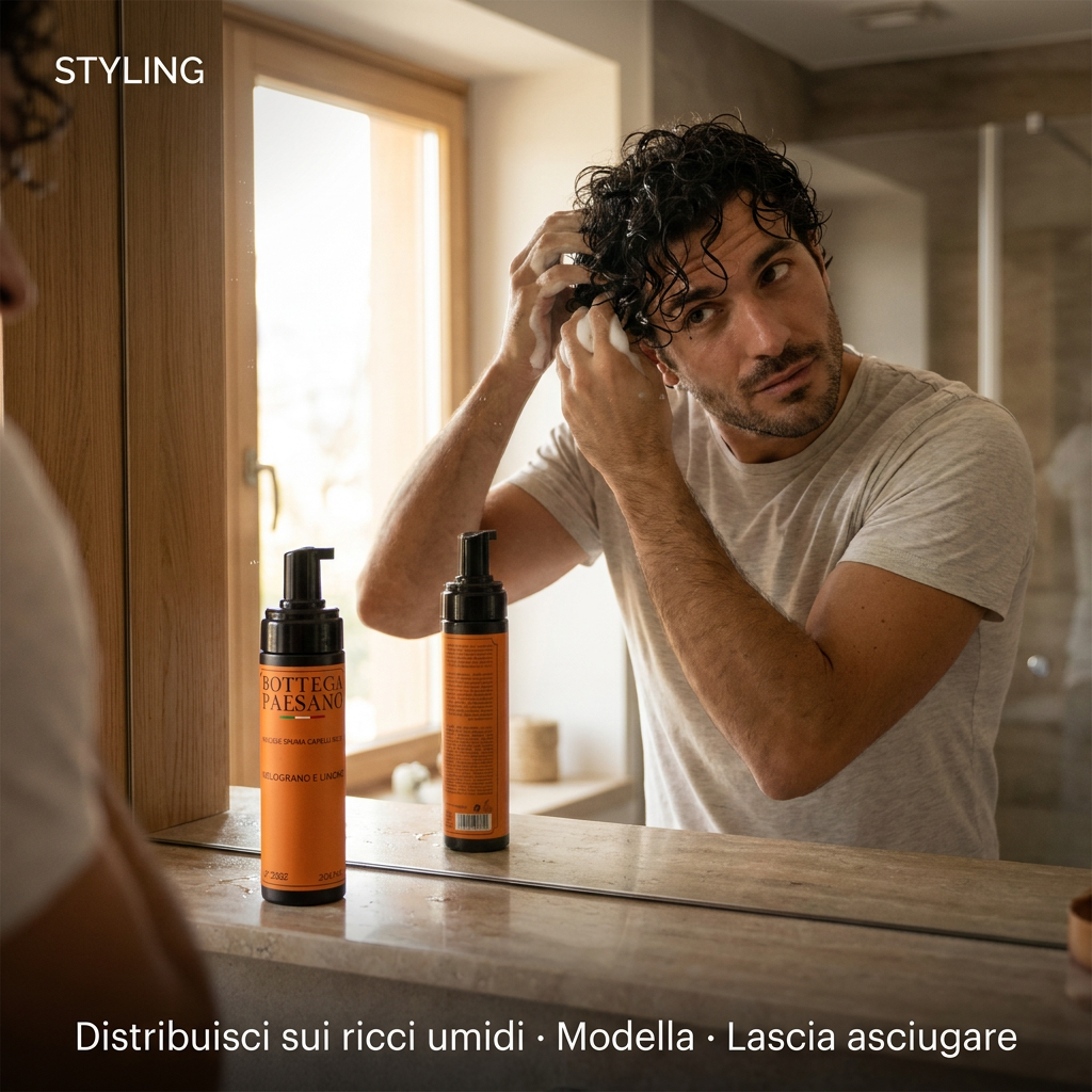Mousse Spuma Capelli Ricci - Styling