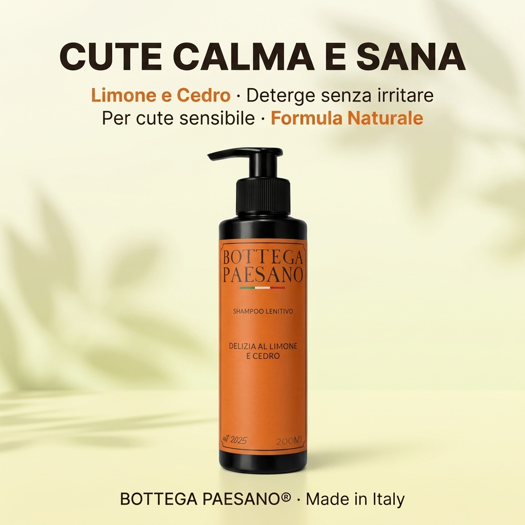 Shampoo Lenitivo Delizia al Limone e Cedro - Cute calma e sana