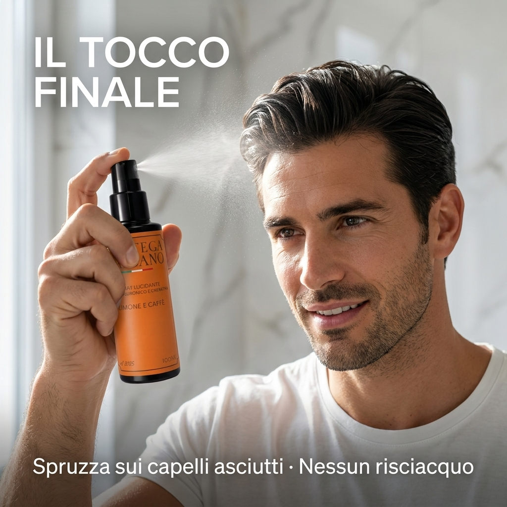 Spray Lucidante Acido Ialuronico e Cheratina - Il tocco finale