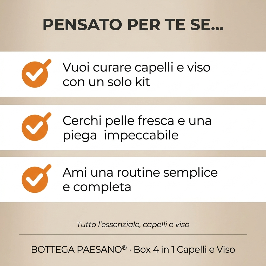 Box 4 in 1 Capelli e Viso - Pensato per te