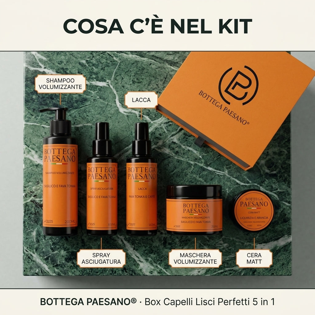 Box Capelli Lisci Perfetti 5 in 1 - Cosa c'è nel kit