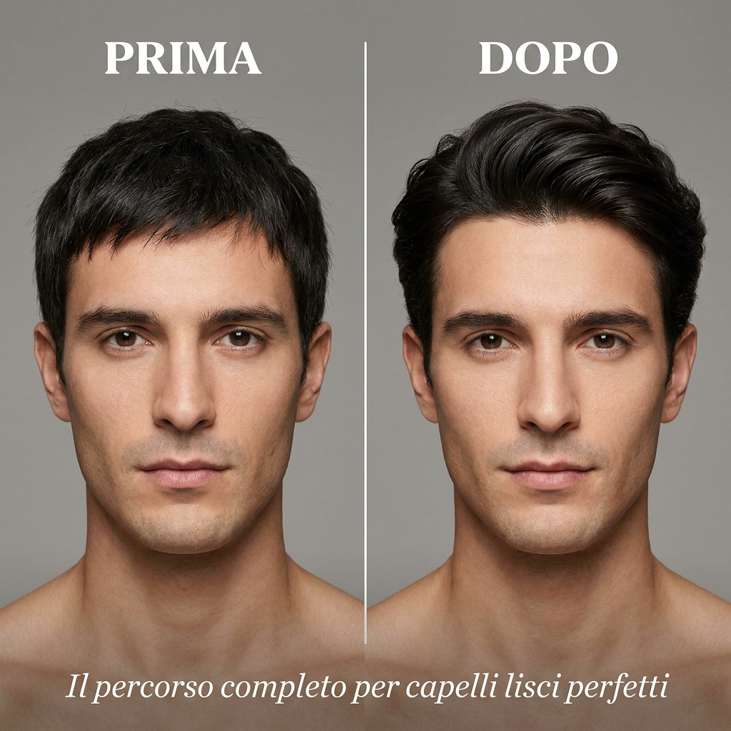 Box Capelli Lisci Perfetti 5 in 1 - Prima e Dopo