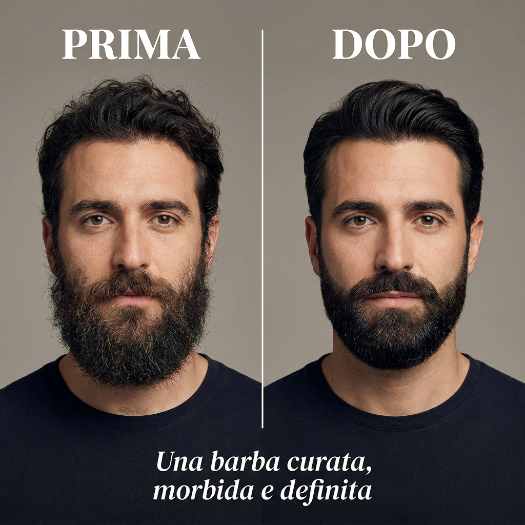 Box Barba Curata 4 in 1 - Prima e Dopo