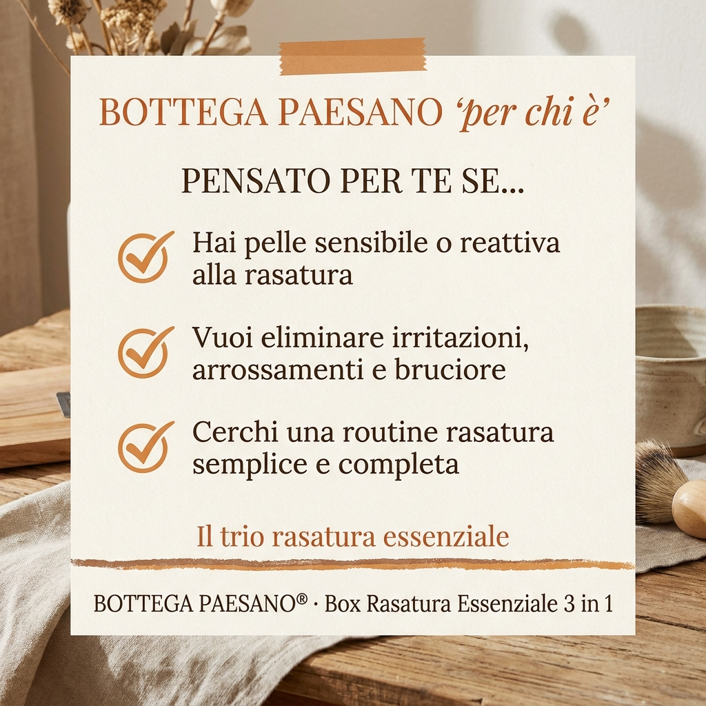 Box Rasatura Essenziale 3 in 1 - Pensato per te