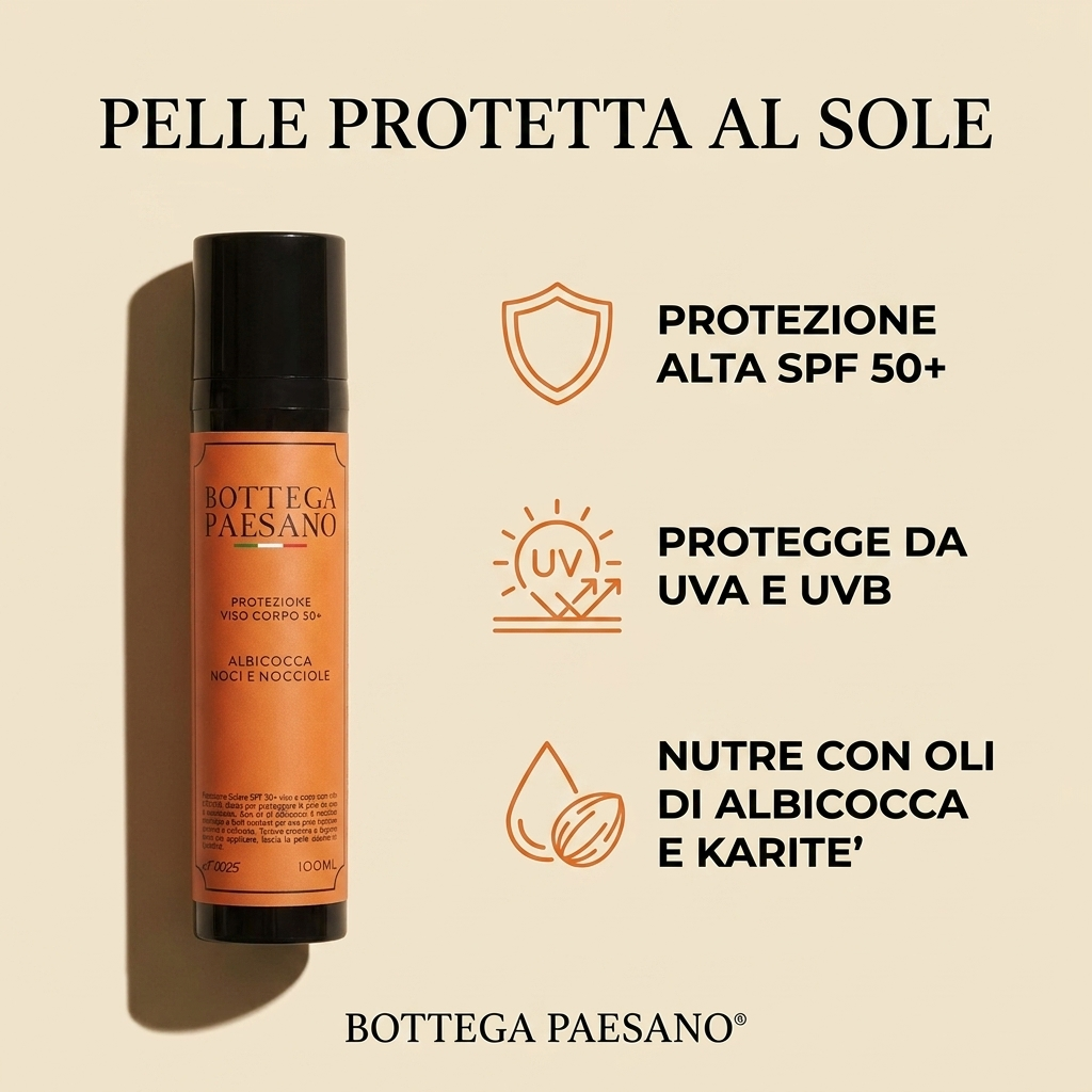PROTEZIONE SOLARE VISO E CORPO SPF 30+