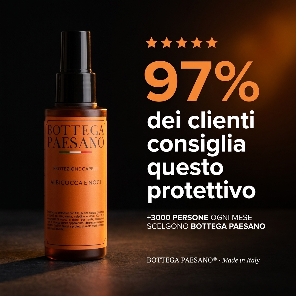 Protezione Capelli Albicocca e Noci recensioni 97 percento - Bottega Paesano
