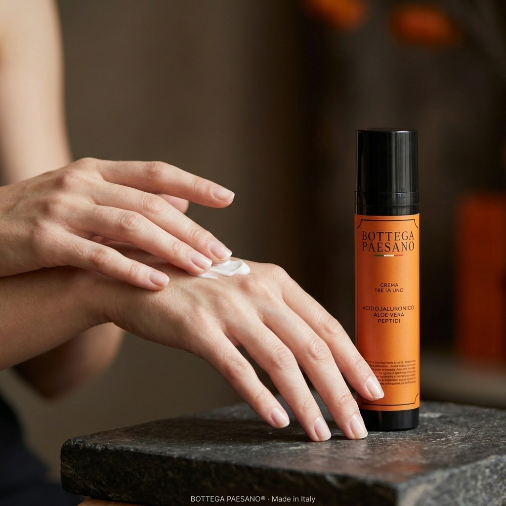 Crema 3 in 1 applicazione sulla pelle - Bottega Paesano