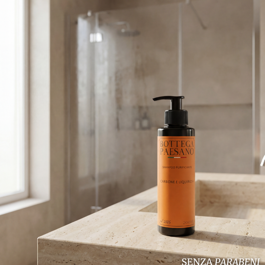 Shampoo Purificante Carbone e Liquirizia - texture