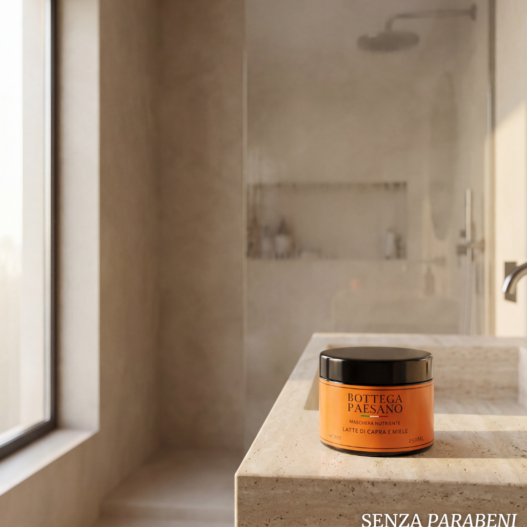 MASCHERA CAPELLI SECCHI AL LATTE DI CAPRA