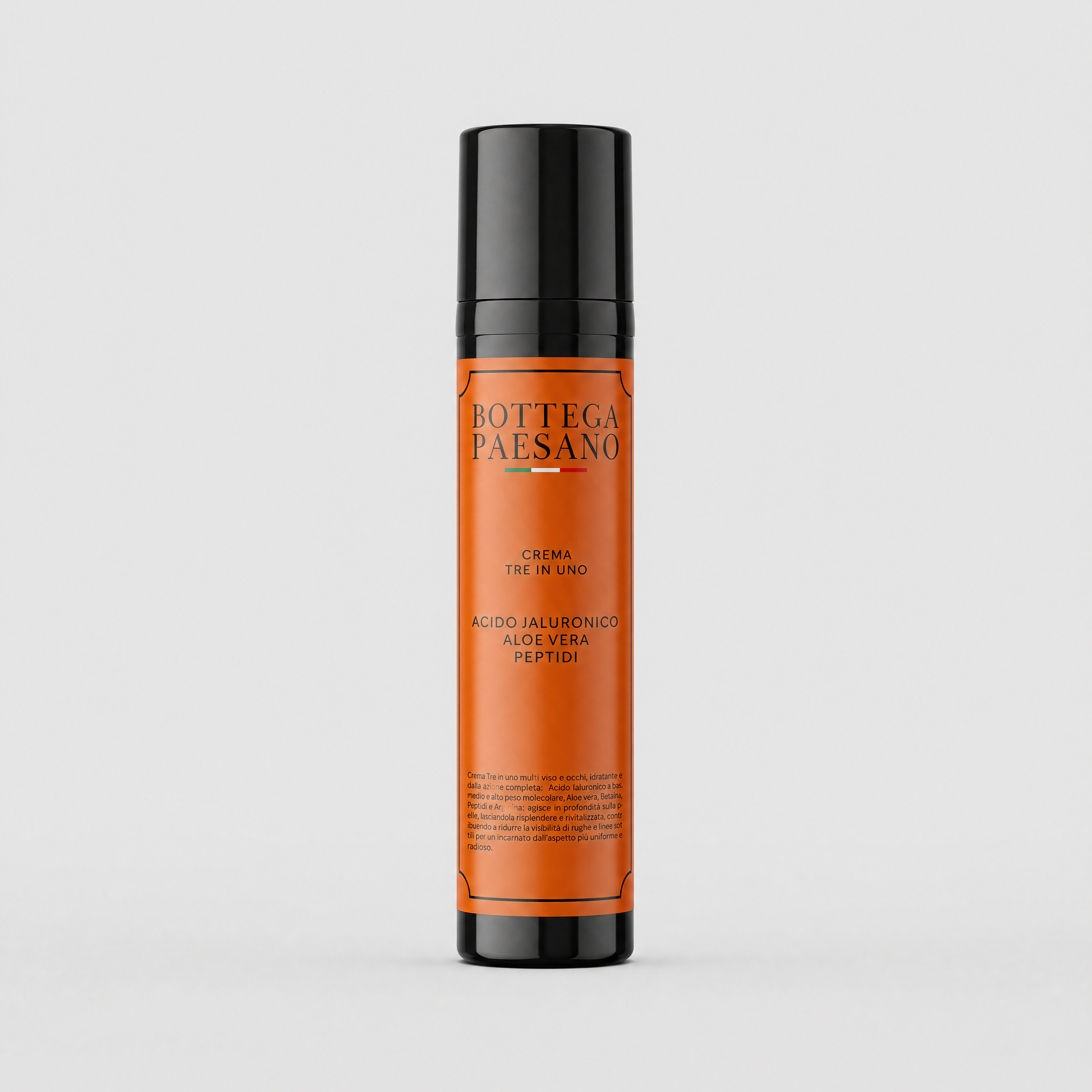 CREMA 3 IN 1 — Acido Ialuronico, Aloe Vera e Peptidi