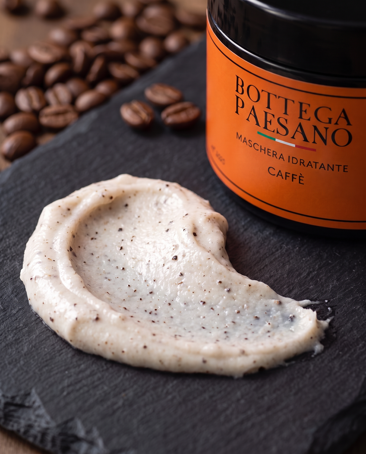 Texture Maschera Idratante al caffè Bottega Paesano
