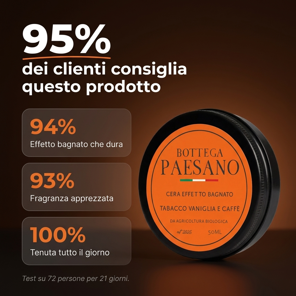 Cera Effetto Bagnato Tabacco e Vaniglia - Recensioni clienti