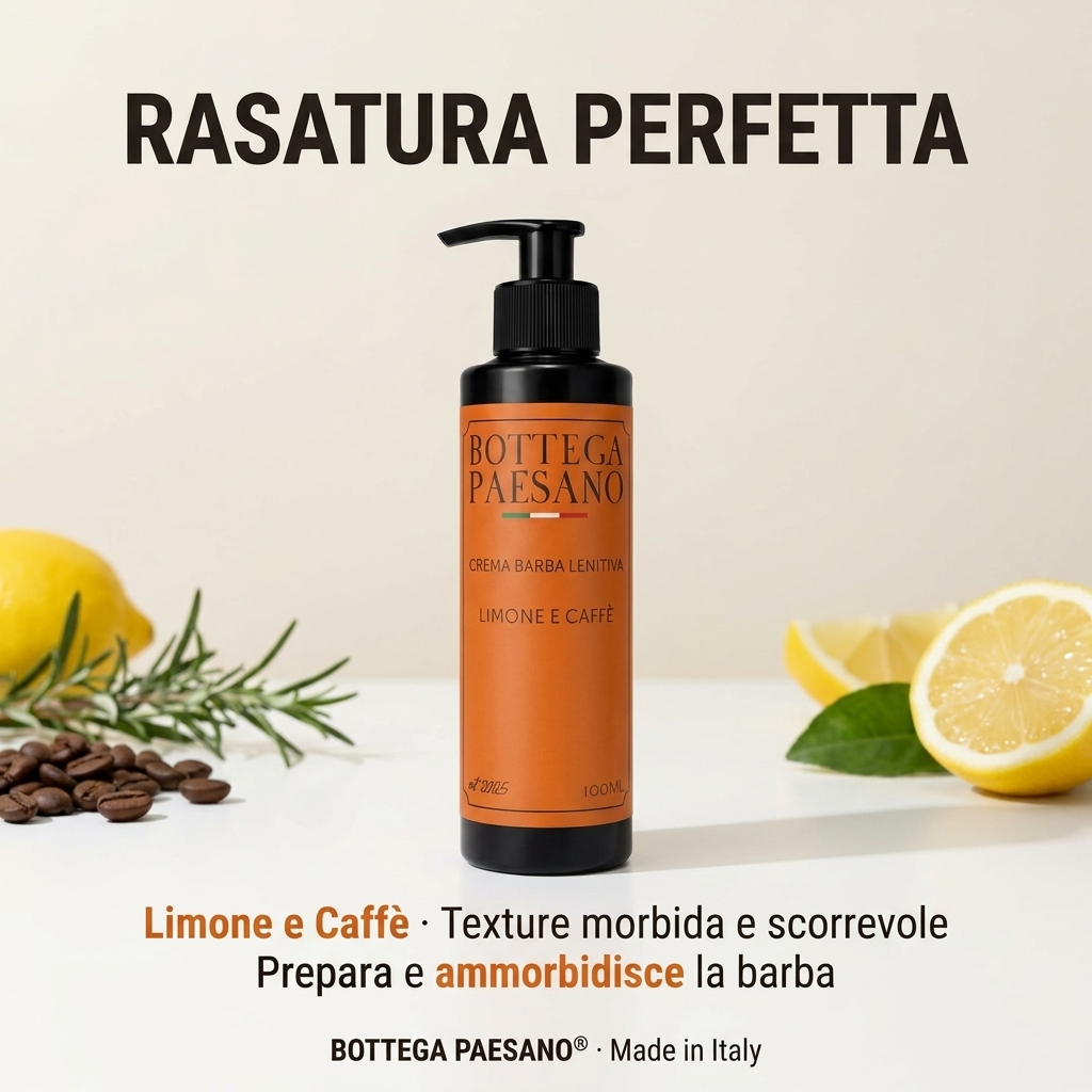 Crema da Barba Lenitiva all'Aloe - Rasatura perfetta