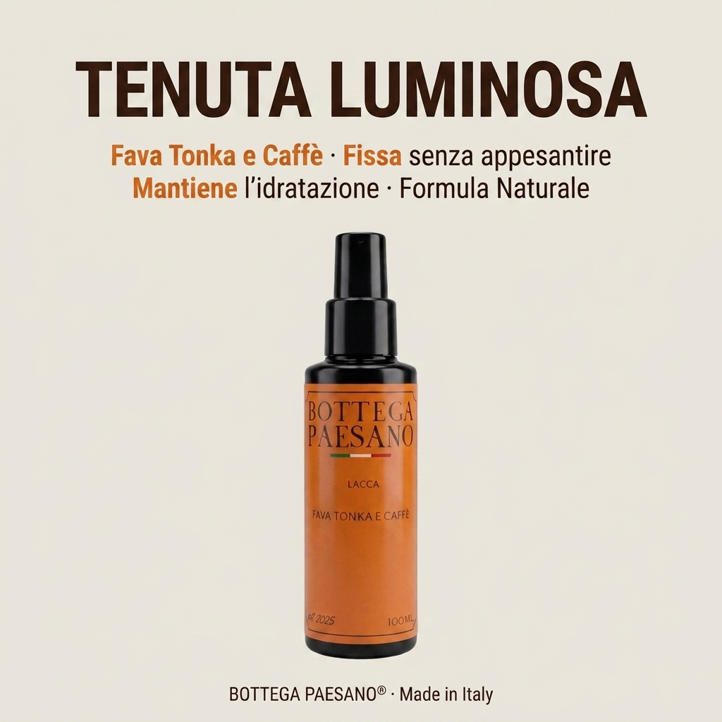 Lacca Capelli Fava Tonka e Caffè - Tenuta luminosa
