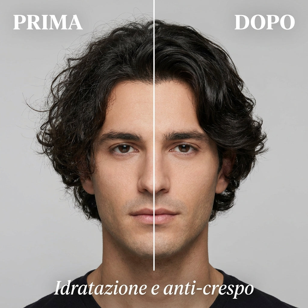 Shampoo Idratante al Caffè - Prima e Dopo