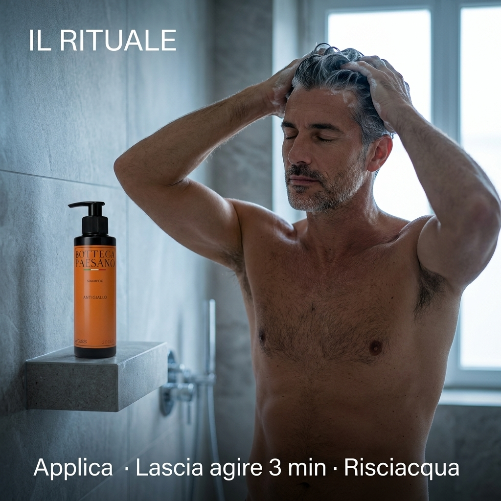 Shampoo Anti-giallo - Il rituale