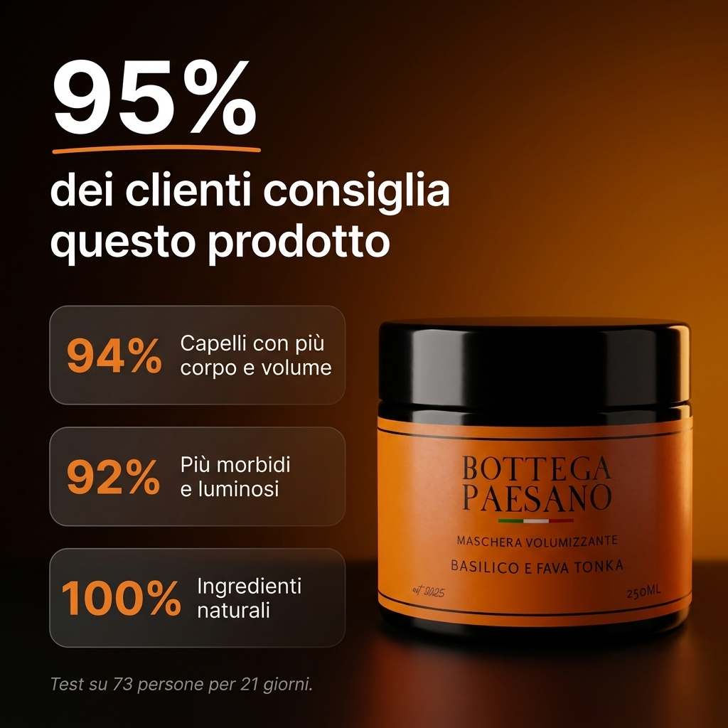 Maschera Volumizzante Fava Tonka e Basilico - Recensioni clienti