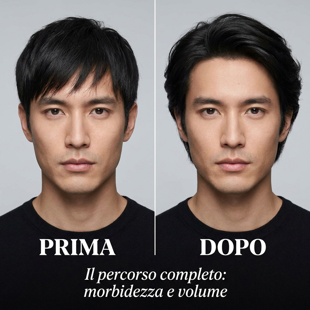 Box Capelli Lisci 2 in 1 - Prima e Dopo