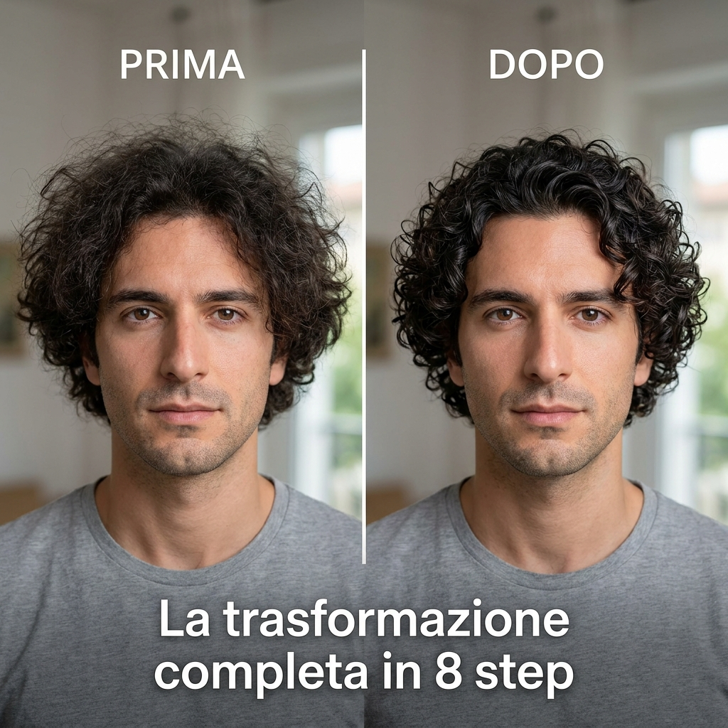 Box Routine Completa Ricci 8 in 1 - Prima e Dopo