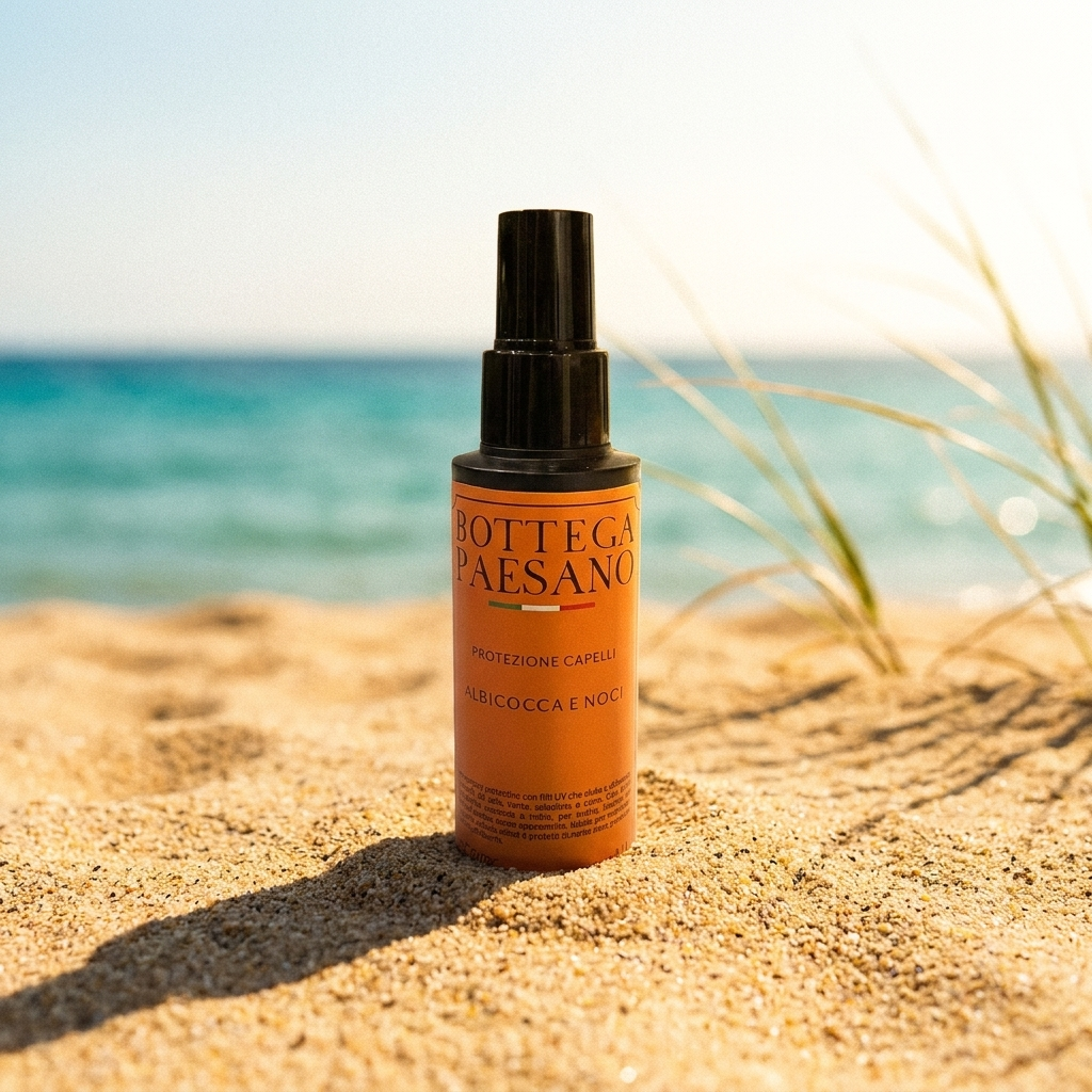 Protezione Capelli in spiaggia mare sole - Bottega Paesano